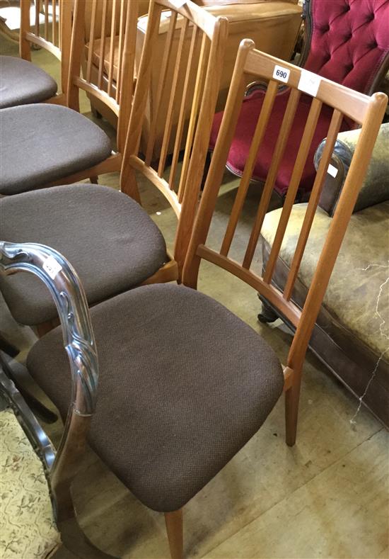 4 Danish dining chairs
